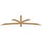 Ekena Millwork Davenport Timber Gable Bracket, Western Red Cedar, 96"W x 24"H x 3 1/2"D x 3 1/2"F, 6/12 Pitch GBW096X24X0404DAV00SWR - alternate 1
